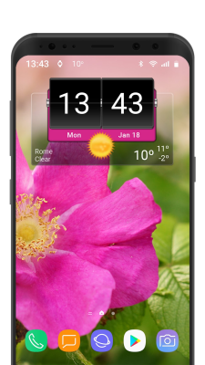 Скриншот приложения 3D Flip Clock Theme Pack 01 - №7
