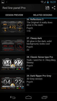 Скриншот приложения Thousand Clock Widgets - №2