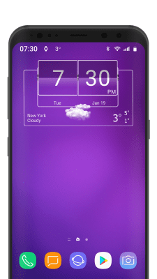 Скриншот приложения 3D Flip Clock Theme Pack 06 - №3