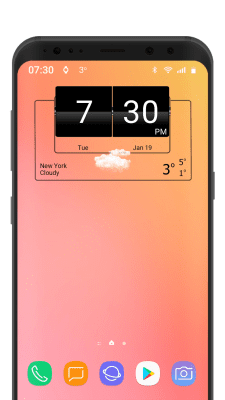 Скриншот приложения 3D Flip Clock Theme Pack 06 - №6
