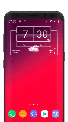 Скриншот приложения 3D Flip Clock Theme Pack 06 - №8