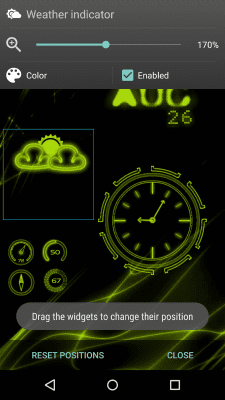 Скриншот приложения Neon Clock GL Live wallpaper - №6