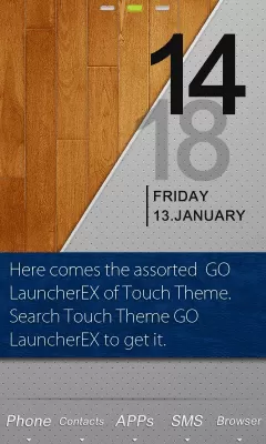 Скриншот приложения Touch Theme GO Locker - №2