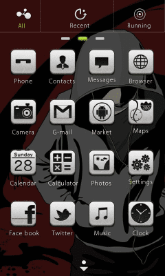 Скриншот приложения Touch Theme GO Locker - №4