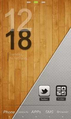 Скриншот приложения Touch Theme GO Locker - №5
