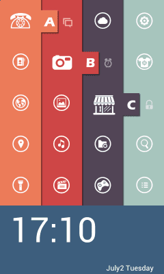 Скриншот приложения Launcher 8 theme:Simple Style - №2