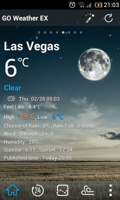 Скриншот приложения Classic GOWeather Reward Theme - №5