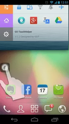 Скриншот приложения Colorbar Toucher Theme - №1