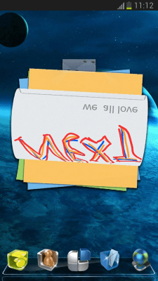 Скриншот приложения Next Launcher 3D Note Widget - №4