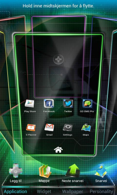 Скриншот приложения Next Launcher Norwegian Language - №1
