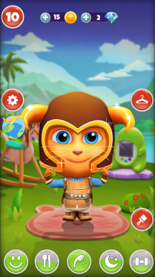 Скриншот приложения Мой Говорящий Кот Томми - №3