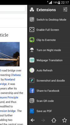 Скриншот приложения Переводчик для Next Browser - №5