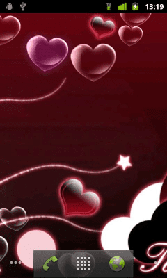 Скриншот приложения Sweet Heart Live Wallpaper - №2