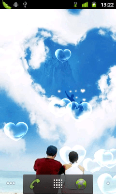 Скриншот приложения Sweet Heart Live Wallpaper - №3