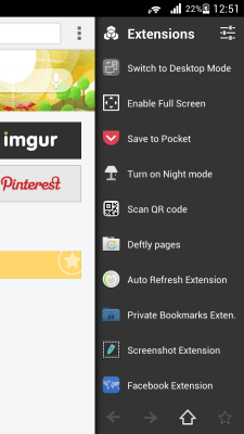 Скриншот приложения Deft Pages for Next Browser - №3