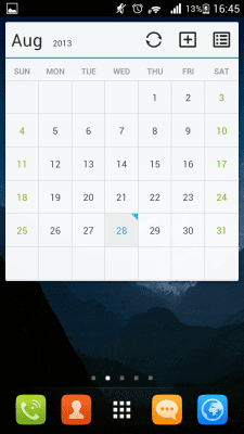 Скриншот приложения GO Calendar+ - №2