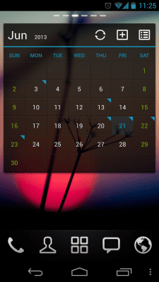 Скриншот приложения GO Calendar Widget - №4