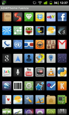 Скриншот приложения ADW theme | Faenza - №3