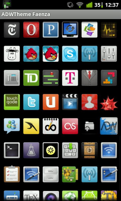 Скриншот приложения ADW theme | Faenza - №4