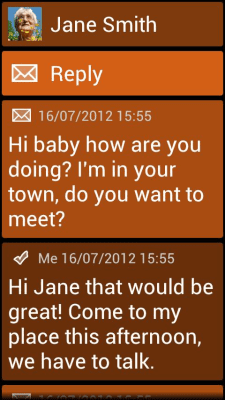 Скриншот приложения BL Orange Theme - №3