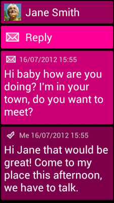 Скриншот приложения BL Pink Theme - №3