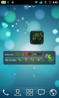Скриншот приложения Black Widget GO Power Battery - №2