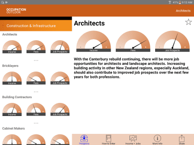 Скриншот приложения Occupation Outlook - №9