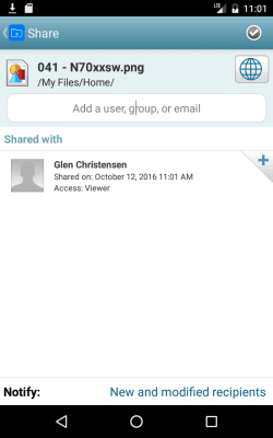 Скриншот приложения Micro Focus Filr - №3