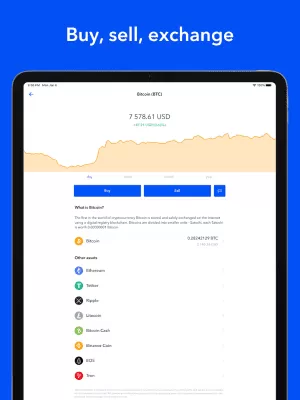Скриншот приложения Биткоин кошелек - Купить BTC - №6