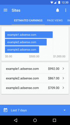 Скриншот приложения Google AdSense - №2