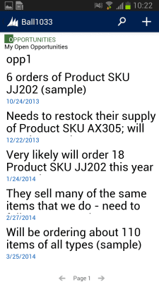 Скриншот приложения Dynamics CRM for phones - №3