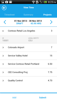 Скриншот приложения Dynamics AX - №5