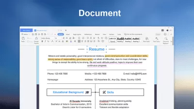 Скриншот приложения WPS Office Free - №3