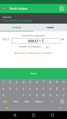 Скриншот приложения Math Helper Lite - №2