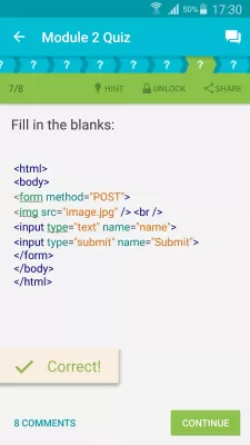 Скриншот приложения Учим HTML - №2