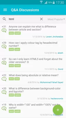 Скриншот приложения Учим HTML - №6
