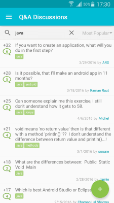Скриншот приложения Учим Java - №6
