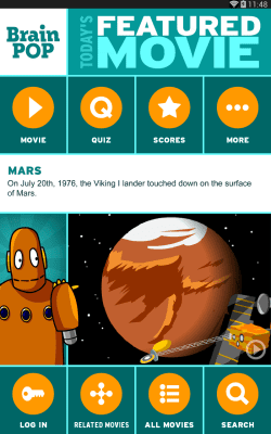 Скриншот приложения BrainPOP Featured Movie - №6