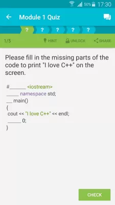 Скриншот приложения Учим C++ - №2