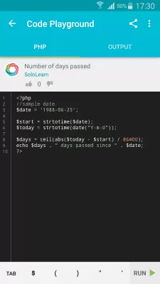 Скриншот приложения Учим PHP - №4