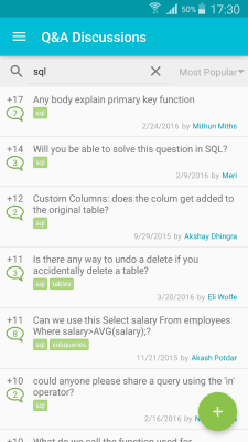 Скриншот приложения Учим SQL - №6