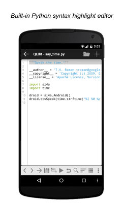 Скриншот приложения QPython 3L - Python for Android - №2