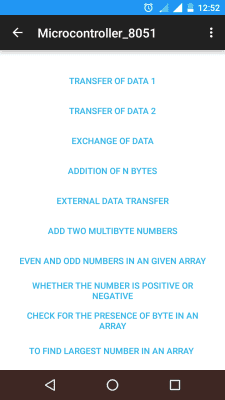 Скриншот приложения Microcontroller 8051 - №1