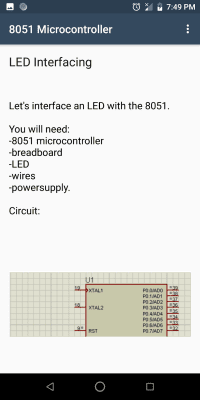 Скриншот приложения 8051 Microcontroller Programming - №7