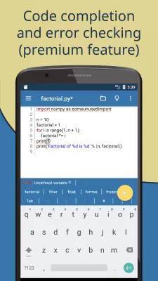 Скриншот приложения Pydroid 3 - Educational IDE for Python 3 - №5