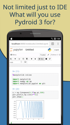 Скриншот приложения Pydroid 3 - Educational IDE for Python 3 - №8