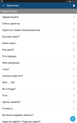 Скриншот приложения Разговорник - №7