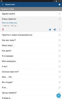 Скриншот приложения Разговорник - №8