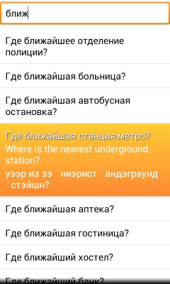 Скриншот приложения Разговорник Английский - №4