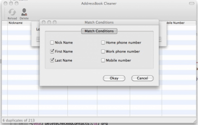 Скриншот приложения AddressBook Cleaner - №2